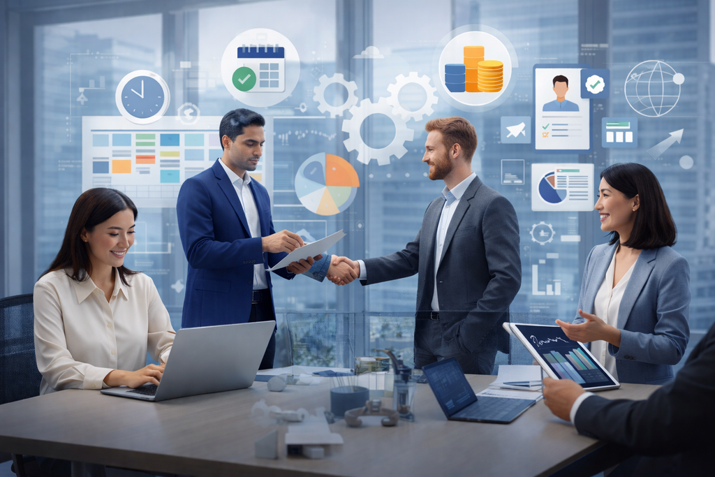 How ERPNext Supports the Unique Needs of Service-Oriented Companies - Cover Image