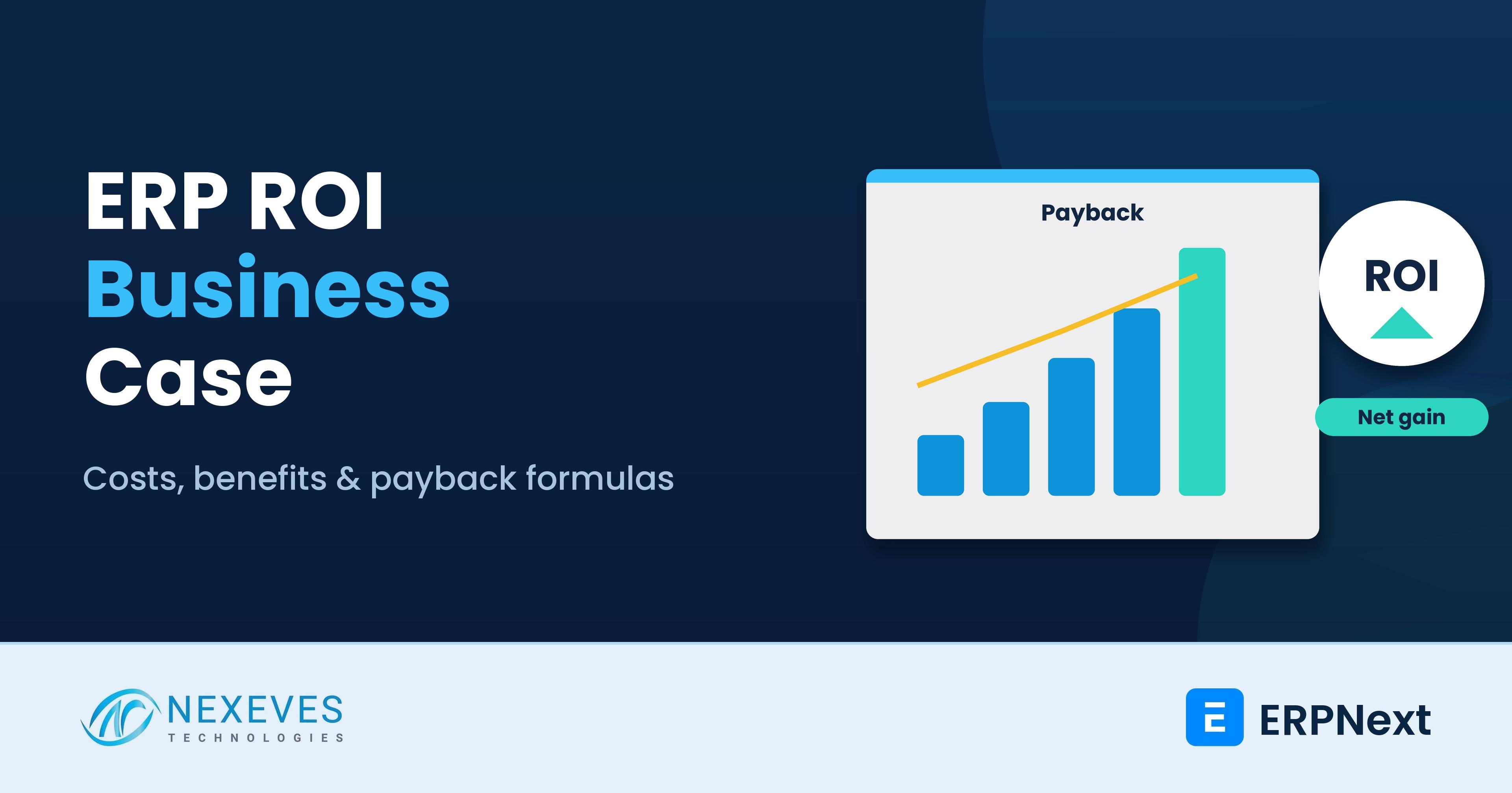 ERP ROI business case framework with payback and cost-benefit worked example
