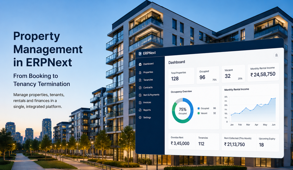 Property Management in ERPNext: Complete Rental & Tenancy Management Solution - Cover Image