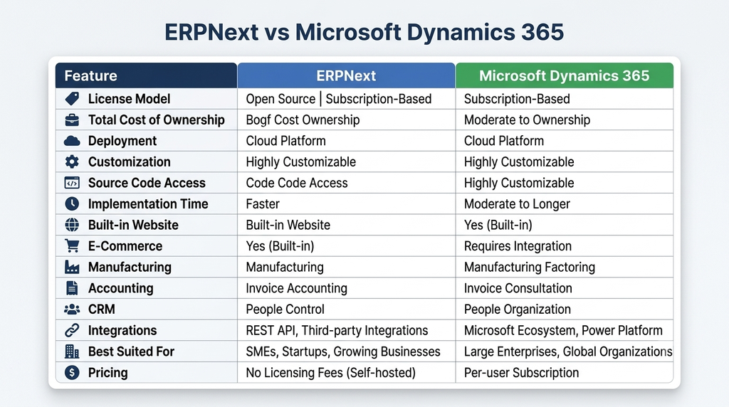 ERP Comparison