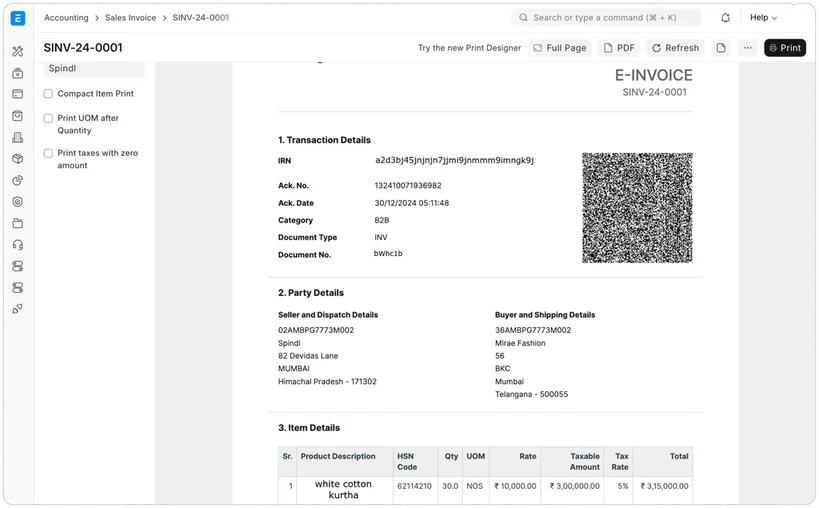 Automated Invoicing